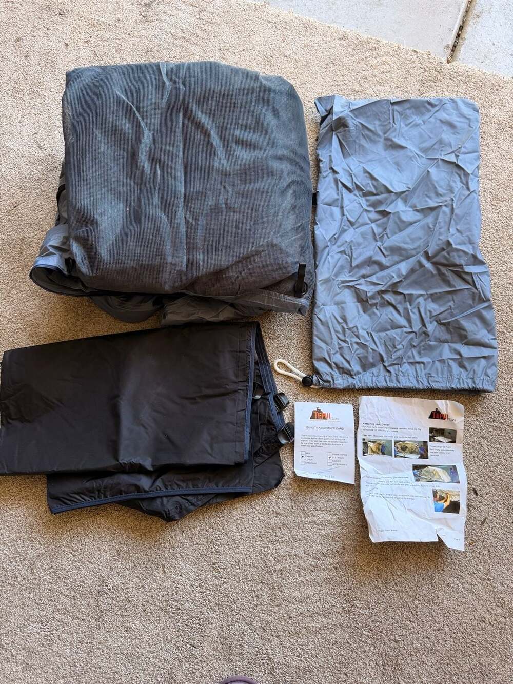 Tepui Kukenam Baja Mesh Canopy Accessory - Gray